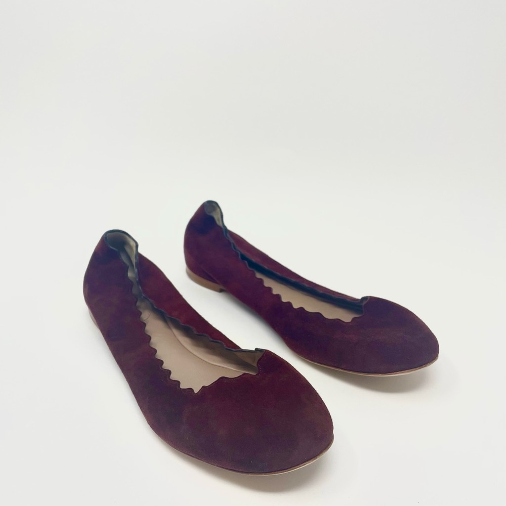 Suede Lauren Chloe Flats - Size 37.5